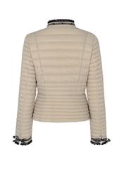 Pikowana kurtka damska z tasiemkami KURDT-0294-81(W23)