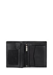 Czarny skórzany portfel męski PORMS-0406A-99(Z23)