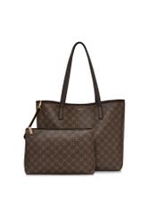 Women's brown shopper bag TOREC-0816-89(Z24)