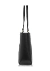 Torebka damska typu tote bag TOREC-0845A-99(Z25), widok produktu z boku na białym tle.