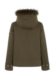 Women's down parka with a lining KURDT-0337-51(Z21)-07