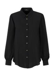 Lekka czarna koszula damska KOSDT-0150-99(Z23)