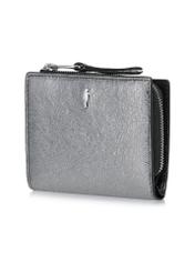 Silver Leather Medium Women's Wallet PORES-0935-95(Z24)-03