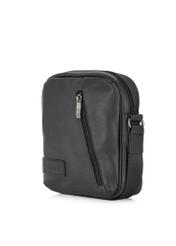 Black leather men's bag TORMS-0251A-99(Z24)