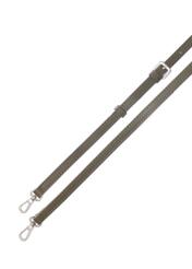 Torebka damska khaki na ramię TORES-1193-55 (Z25), widok pasków produktu na białym tle.