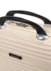 Kosmetyczka WALAB-0040-0C-14(W26), zbliżenie na detal produktu na białym tle.