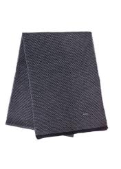 Black classic men's winter scarf SZAMT-0076-98(Z24)-02