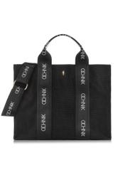 Czarna damska torebka typu tote bag TOREN-0288A-99(W25)-01