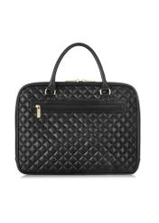 Black Quilted Women's Laptop Bag TOREC-0994-99(Z24)-04