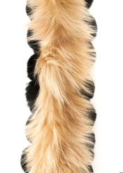 Szal damski z naturalnego futra SZADF-0029A-16(Z25), zbliżenie na detal produktu, widok na białym tle.-02