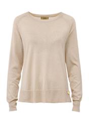 Light beige women's sweater SWEDT-0226-80(Z24)-01