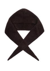 Damski szalik z wełną z alpaki SZADT-0231-1I(Z26) - widok produktu z przodu, na białym tle. 