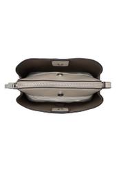 Brązowa mała torebka damska TOREC-0768-1K(W26), widok produktu w środku na białym tle.