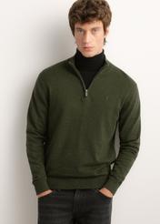 Zielony sweter męski SWEMT-0174-8B(Z26)