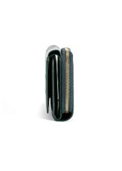 Zielony skórzany portfel damski croco PORES-0952-51(W25)