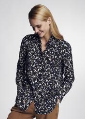 Lightweight women's shirt in spots KOSDT-0134-15(Z21)-02