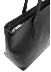 Skórzana czarna torebka shopper damska TORES-1085-99(W25)-06