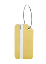 Złoty identyfikator do bagażu AW-012-0003-2X(W26), widok produktu z tyłu na białym tle.