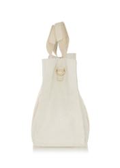 Kremowa torebka damska typu tote bag TOREN-0252-81(W23)