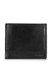 Black men's wallet without clasp PORMS-0624-99(Z24)-07