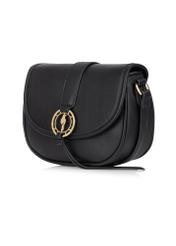 Czarna listonoszka z logo TOREC-0756-97(W23)-02