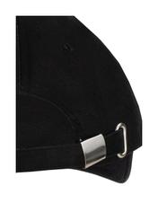 Czarna czapka z daszkiem z logo unisex CZALT-0001-99(W24)