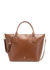Brązowa skórzana torebka shopper TORES-1104-89(W25)-01