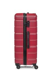 Komplet walizek na kółkach 19''/24''/28'' WALAB-0067-4D(W26), widok produktu z boku na białym tle.