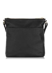 Black women's bag with zippers TOREC-0847A-99(Z24)