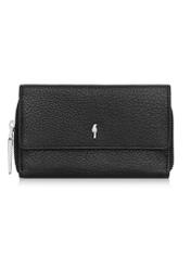 Large black leather women's wallet PORES-0801P-99(Z24)-03