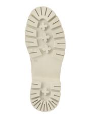Skórzane beżowe loafersy damskie BUTYD-1069-81(W24)