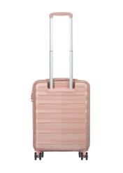 Walizka mała na kółkach WALPC-0015-5B-19(W26), widok produktu z tyłu na białym tle.