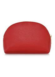 Red women's cosmetics bag made of imitation leather TOREC-0961-42(Z24)-04