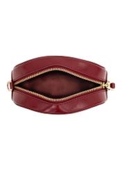 Small red handbag made of shiny imitation leather TOREC-0730B-49(Z24)-05