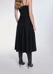 Black midi skirt SPCDT-0093-99(Z24)