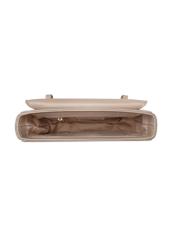 Camelowa półokrągła listonoszka damska TOREC-1127-1D(W26), widok produktu w środku na białym tle.