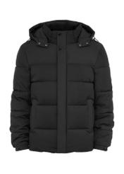 Black quilted insulated men's jacket KURMT-0337-99(Z24)-06