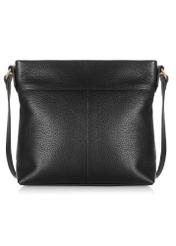 Leather black women's shoulder bag TORES-0896B-99(Z24)-06