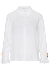 White shirt with wide sleeves KOSDT-0087-11(W21)-02