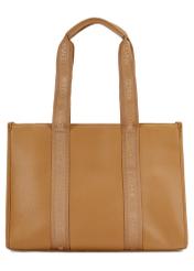 Duża torebka shopper camelowa TOREC-0977A-24(Z25)