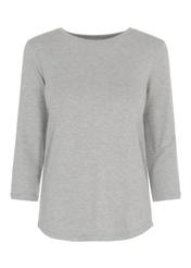 Luźna bluzka damska w kolorze szarym LSLDT-0015-91(Z20)