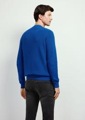 Blue men's sweater SWEMT-0156-61(Z24)-04