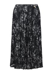 Airy women's skirt with a floral print SPCDT-0097-98(Z24)-04