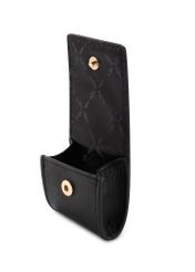 Czarny skórzany brelok w formie torebki BRELOK-0221-99(Z25)