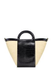 Koszyczek damski ze wzorem croco TOREC-0672-15(W22)-04