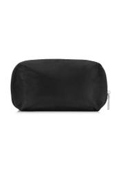 Black capacious nylon cosmetic bag TOREN-0291-99(Z24)-06