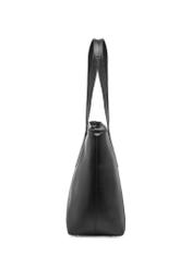 Skórzana czarna torebka shopper damska TORES-1085-99(W25)-03