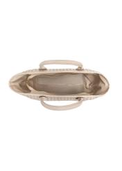 Kremowa torebka shopper damska TOREC-1008-12(W25)