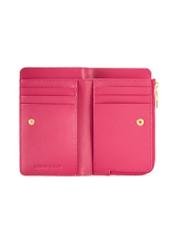 Skórzany kremowy portfel damski PORES-0983-0P(W26), widok produktu w środku na białym tle.