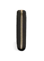 Czarny duży portfel damski croco PORES-0908A-97(Z25)
